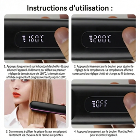 Zegla Control Pro™ - Brosse coiffante pour cheveux courts
