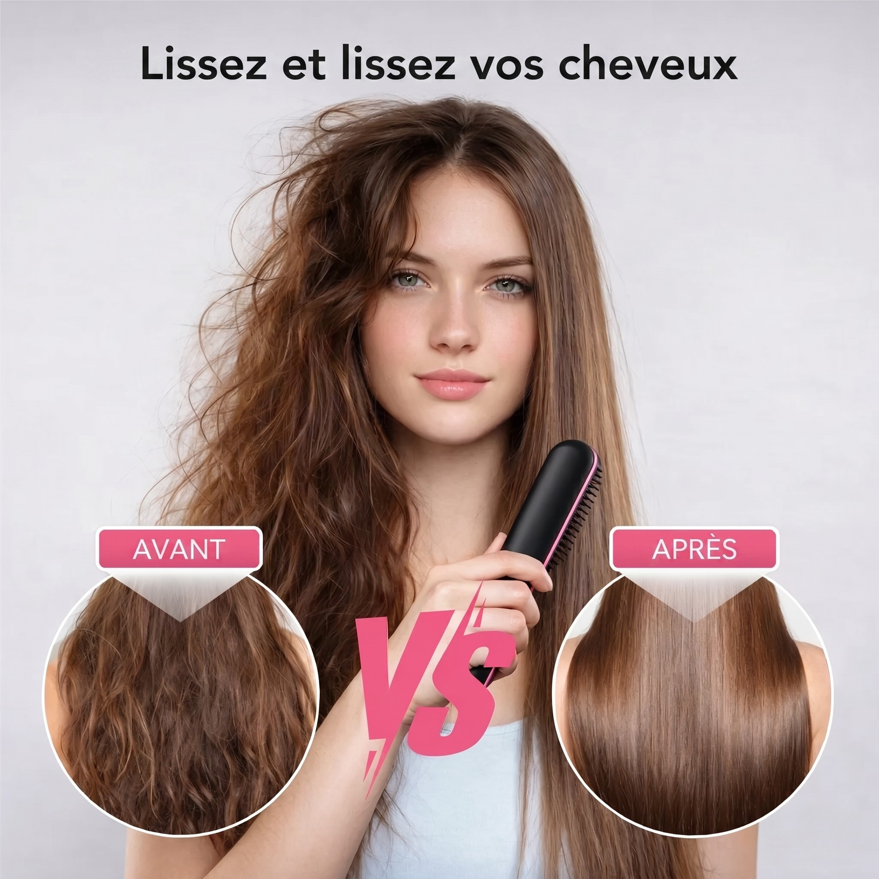 Zegla Control Pro™ - Brosse coiffante pour cheveux courts