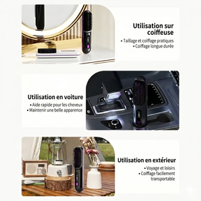 Zegla Control Pro™ - Brosse coiffante pour cheveux courts